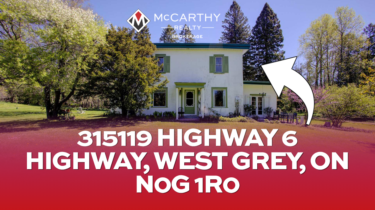 315119 HIGHWAY 6 HIGHWAY, WEST GREY, ON N0G 1R0 | McCarthy Realty